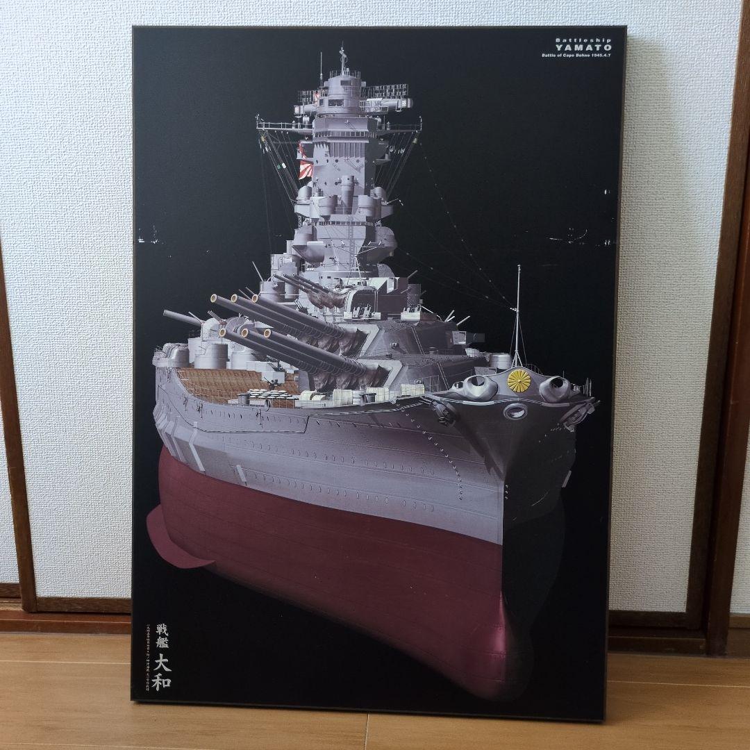 Battleship Yamato アート 戦艦大和　CGポスター　木製パネル
