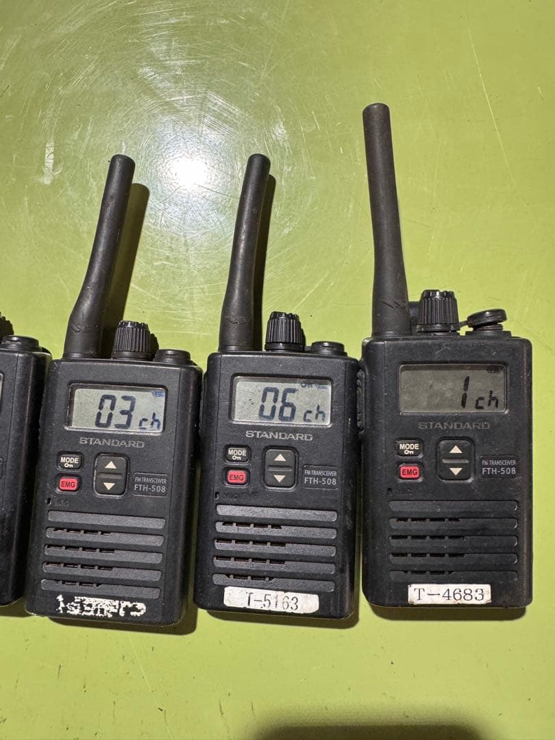 無線機 トランシーバー STANDARD FTH-508 YAESU 5台セット