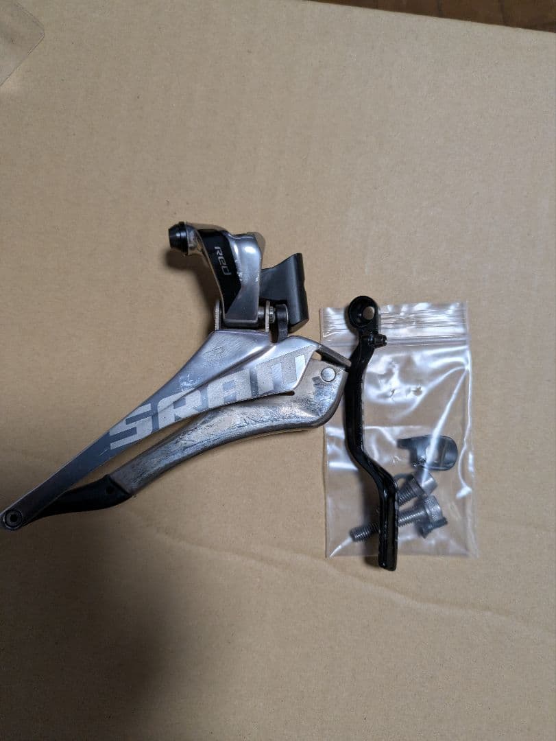 SRAM Red 22 11速×2フロントディレイラーチェーンキャッチャー付中古