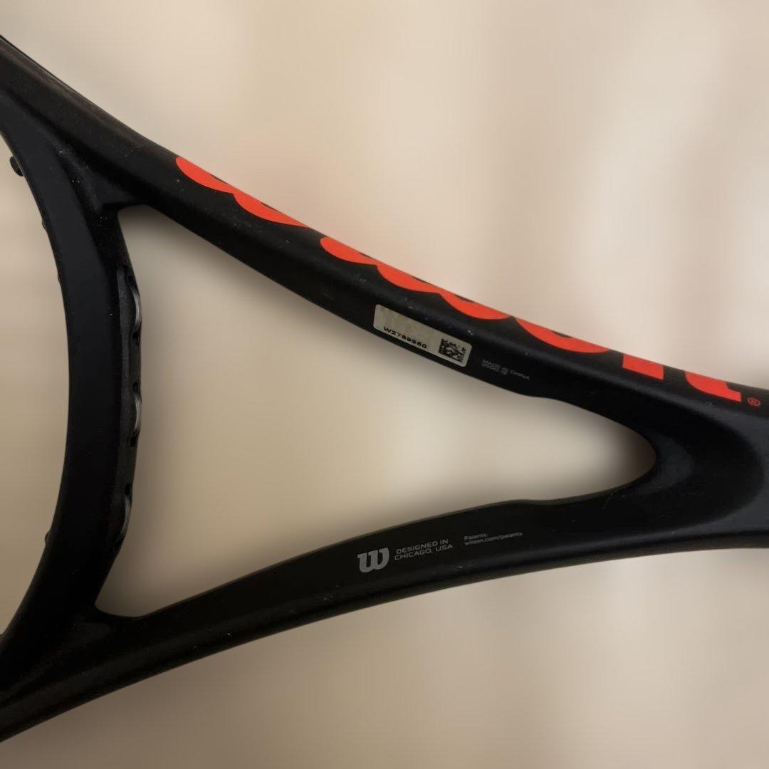 WilsonウィルソンテニスラケットBLK/CLASH 100L V1.0 G２
