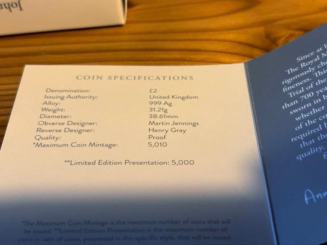 【5000枚・入手困難】2025 英国 ジョン・レノン 1オンス カラー銀貨