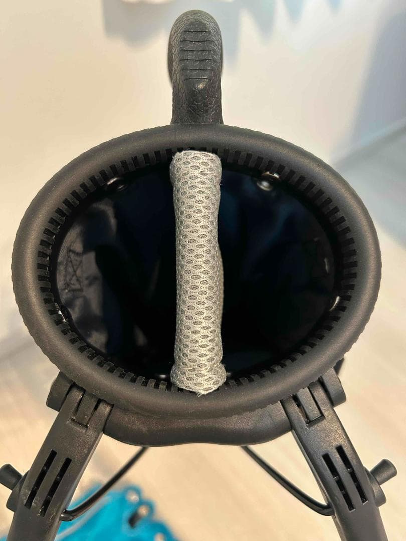 23区 GOLF キャディバッグ ターコイズ　セルフスタンドタイプ