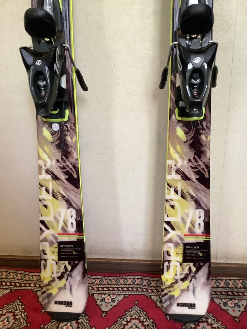 SPYDER78 163cm スキーTYROLIAビンディングHANSON 良品
