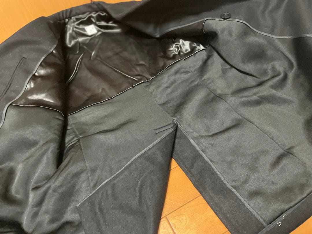 アメリカ海軍　US NAVY Pコート38L ブラック　ミリタリーコート米軍