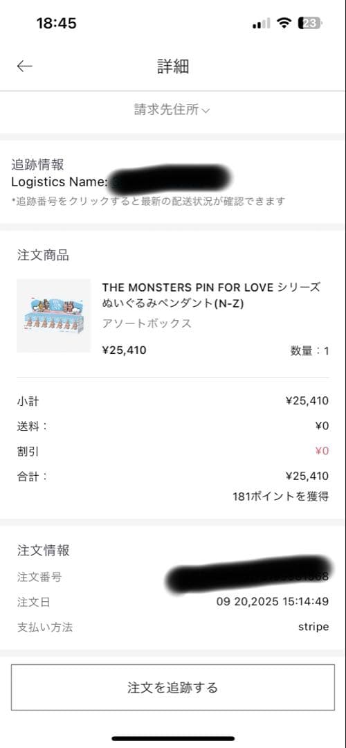 ラブブ THE MONSTER PIN FOR LOVE アソート 2箱セット