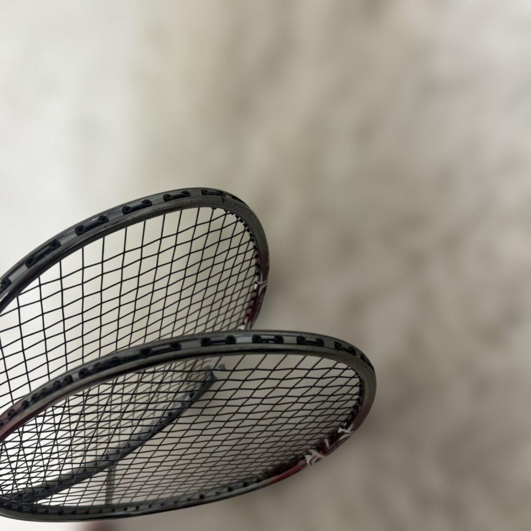 【2本セット】MMOA XENEPOWER16 バドミントンラケット シルバー