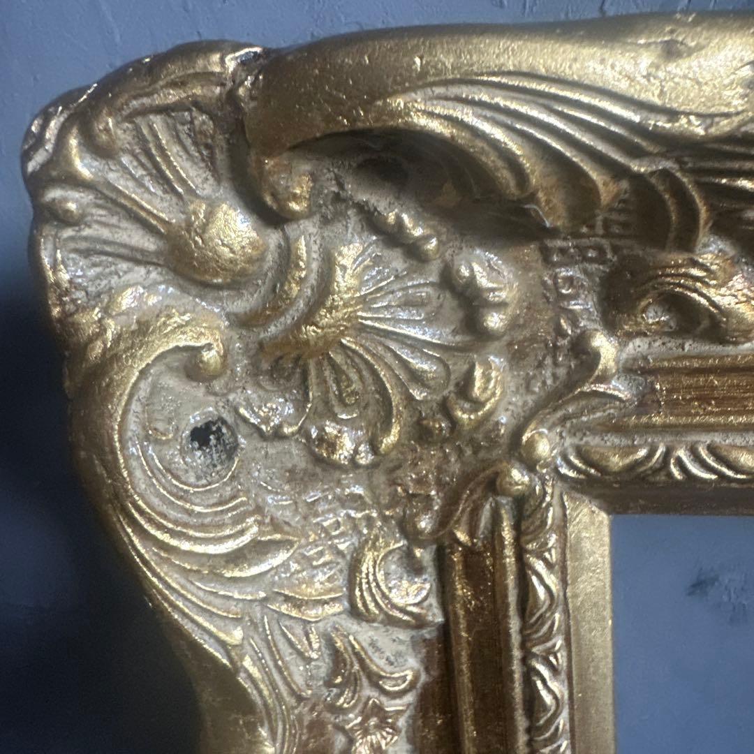 瞬間的お値下げ‼️ゴールド アンティークフレーム 大きめ‼️ディスプレイなどに❣️