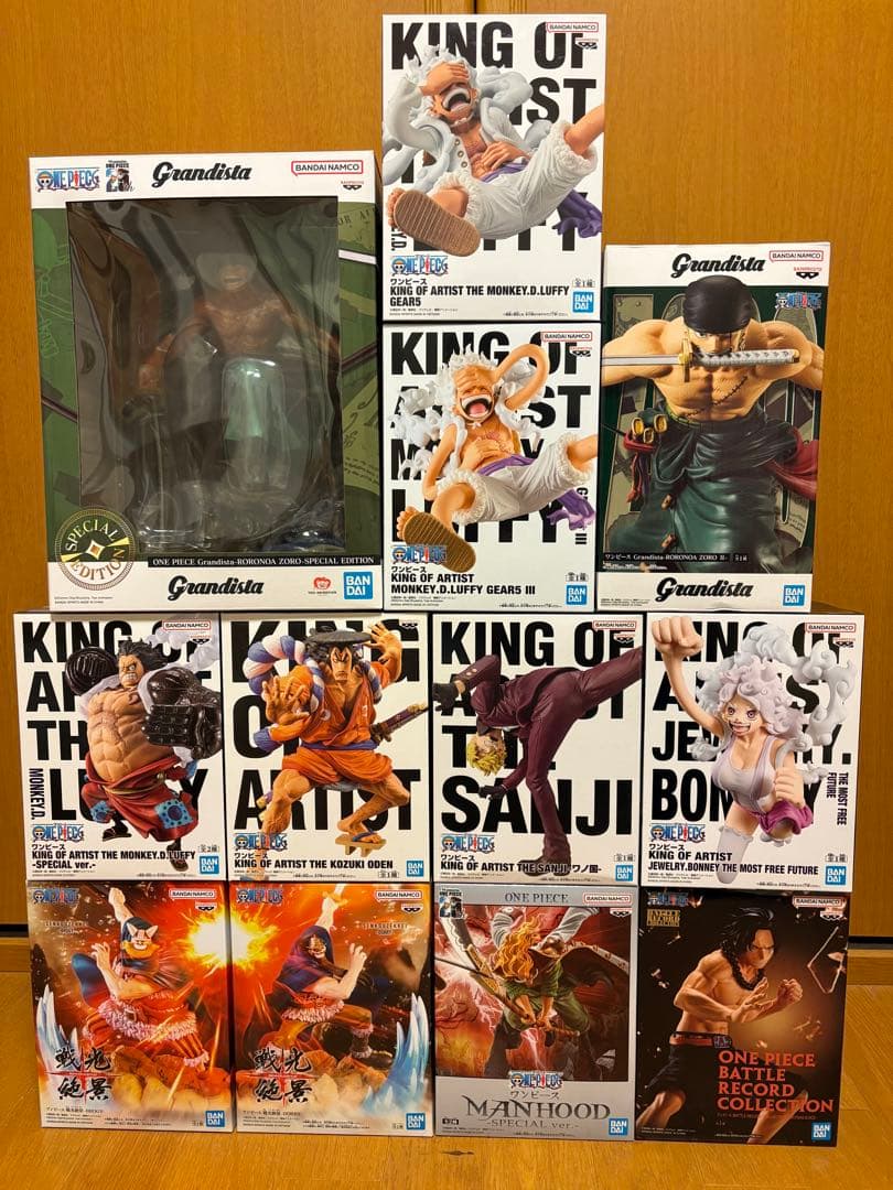 海外限定　ワンピース グランディスタ ゾロ　スペシャルエディション　他プライズ
