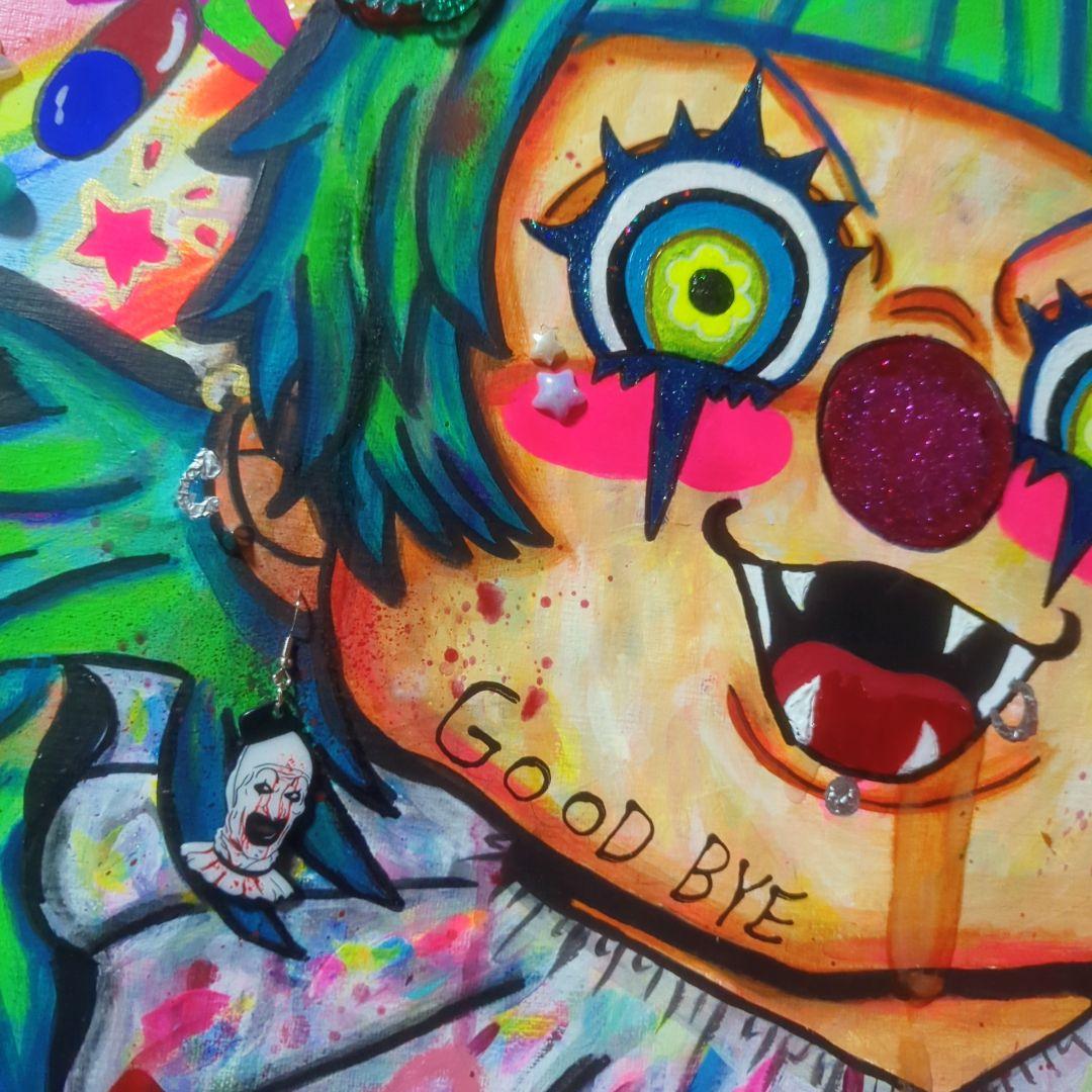 【一点物/飛び出すアート♡】PSYCHO PARTY【S15号】