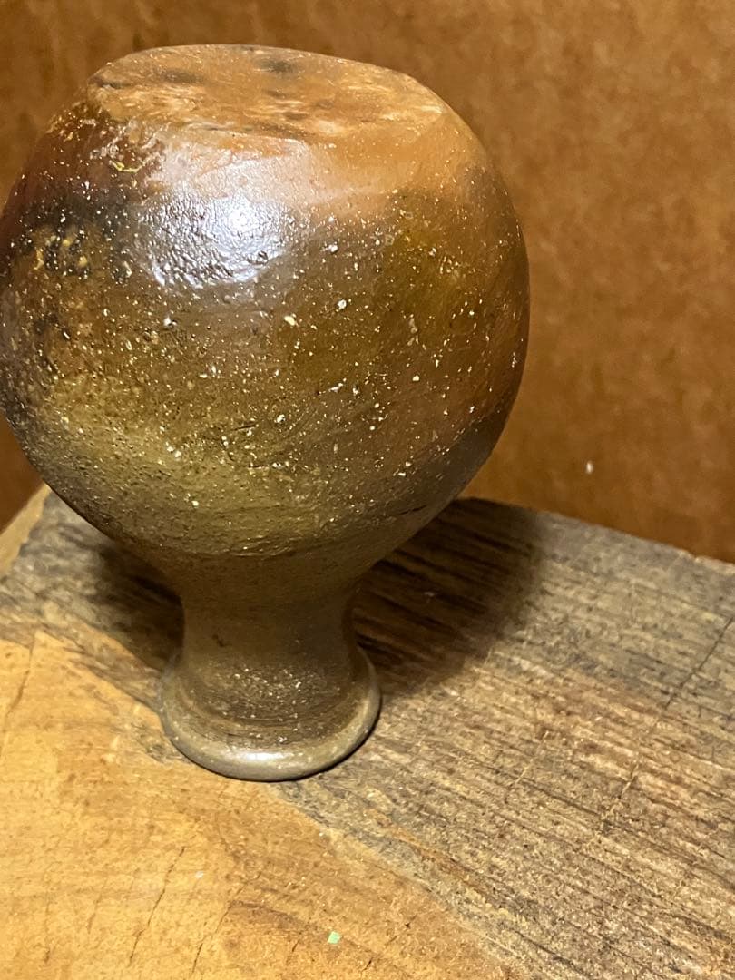 備前　登窯焼き締め　徳利　花入　作家一点もの