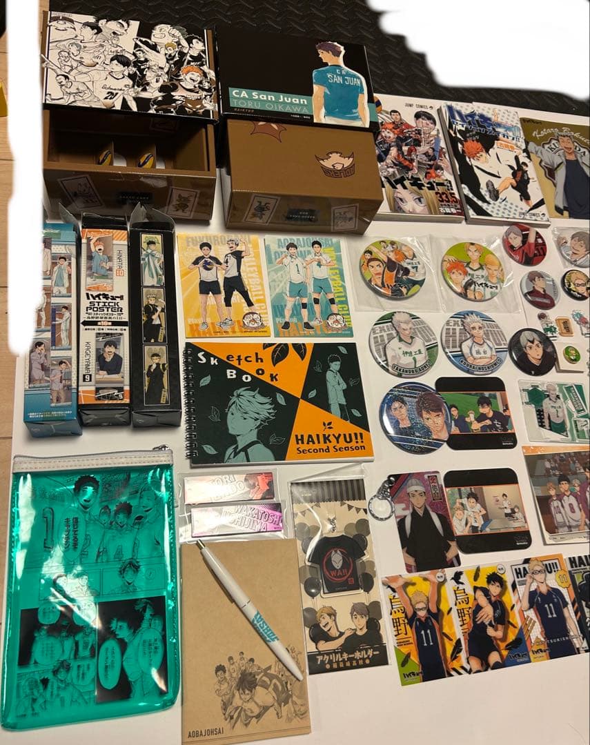 ハイキュー　まとめ売り　缶バッジ　ハイキュー展　Jワールド　計100点以上　他