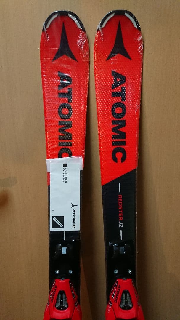 ATOMIC 新品未使用130㎝簡単調整229～336㎜アトミックJ2 スキー板