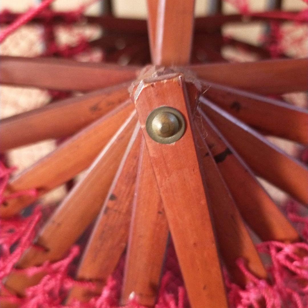 古い籠 かご バッグ 竹製 折りたたみ式