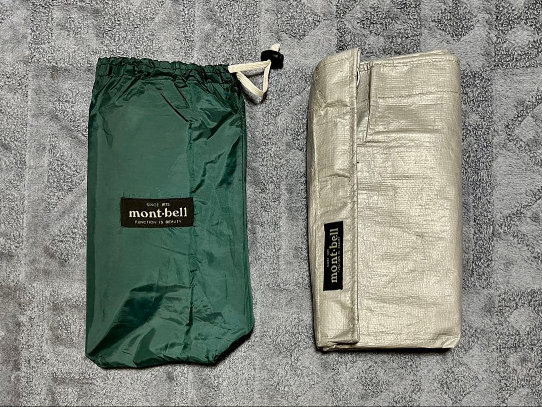 【旧型】mont-bell ムーンライトテント1型 アイボリー+グラウンドシート