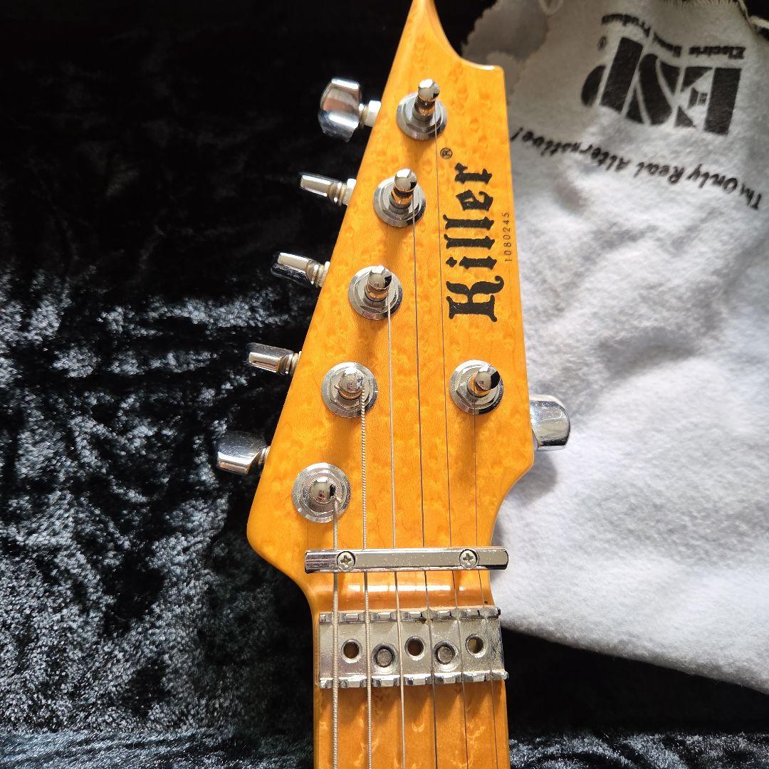 Killer エレキギター サンバースト ハードケース付