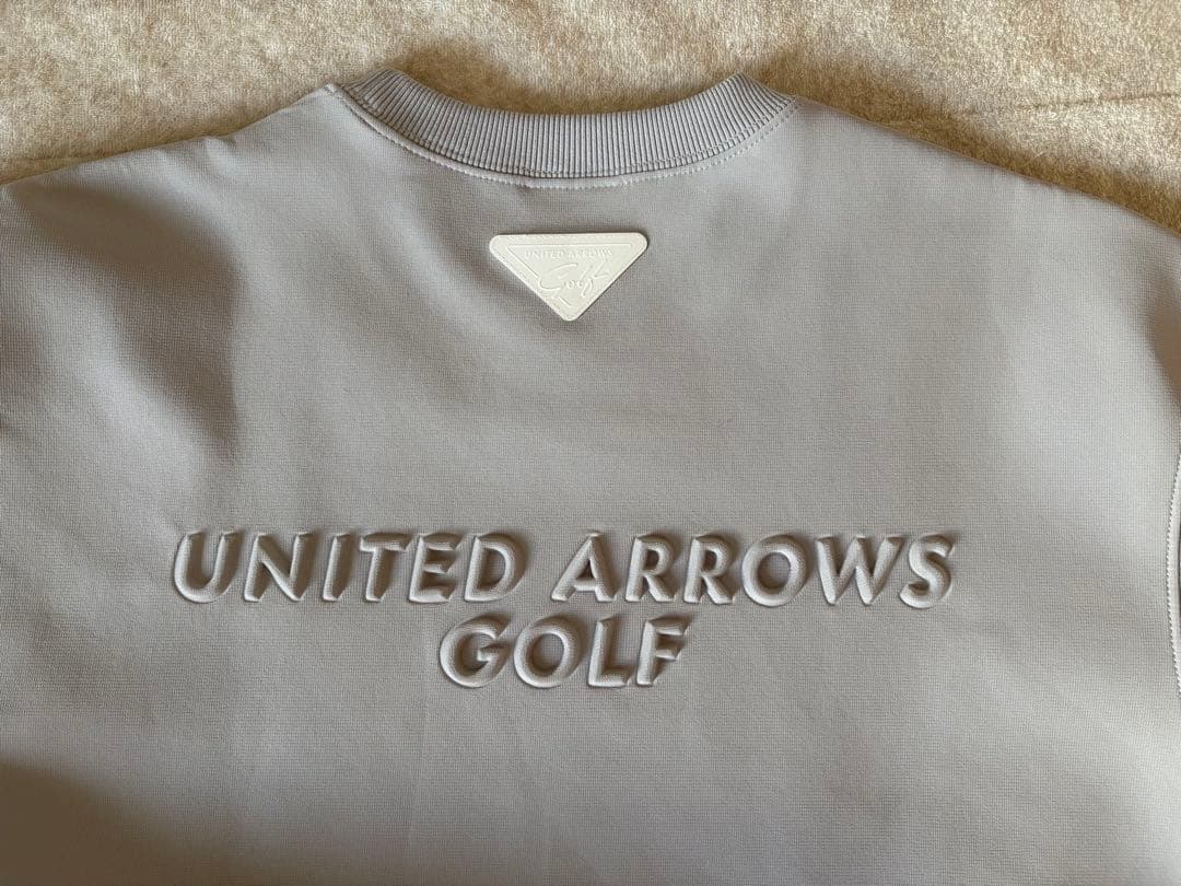 ユナイテッドアローズゴルフ　クルーネック　トレーナー　サックス　グレー　XS