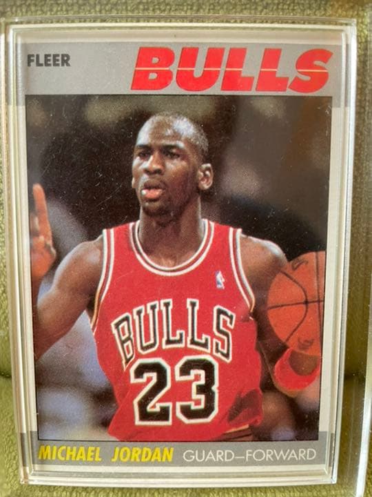 ジョーダンカード 1987年 Fleer 2年目