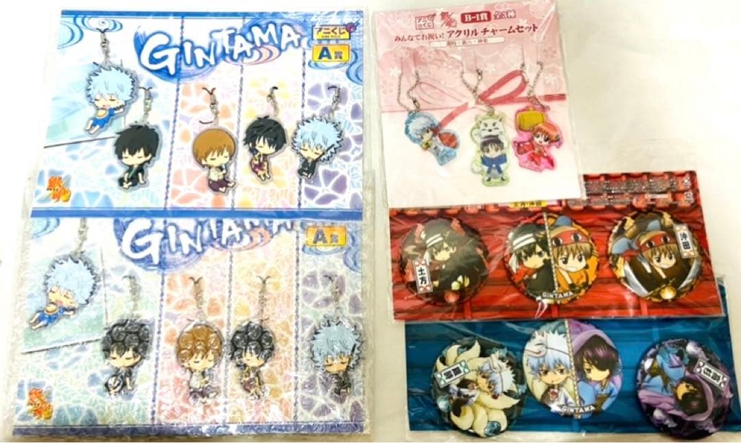 銀魂 アニくじ 妖怪コスプレ対決！？ vs缶バッジ 坂田銀時高杉土方沖田