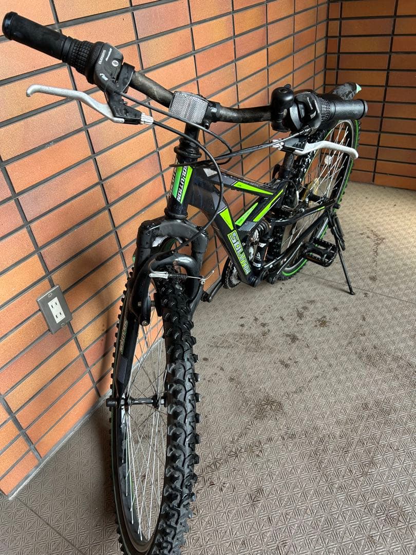 26インチ マウンテンバイク スチールフレーム