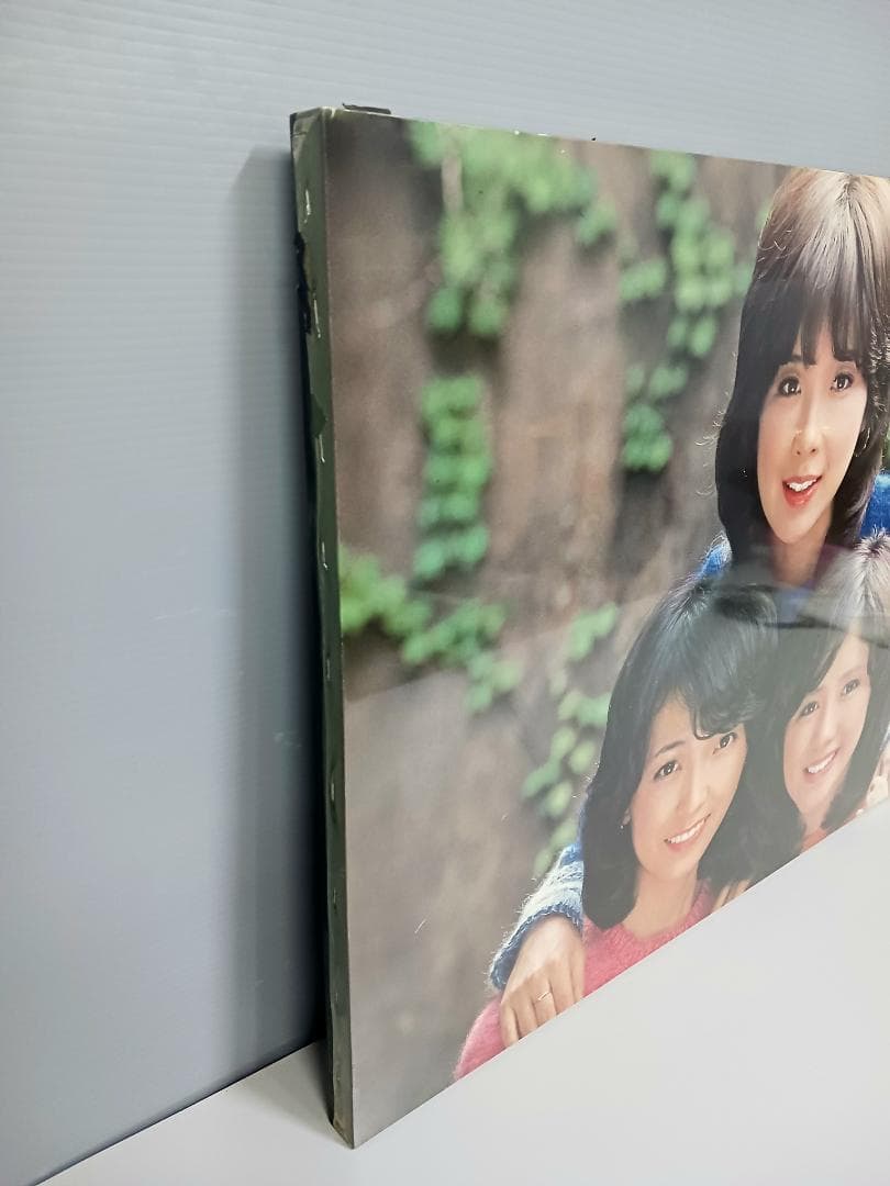 昭和レトロ！当時物『キャンディーズ』木製 ポスターパネル 大判 B2サイズ