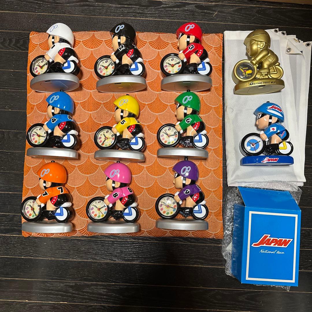 ケイリンマン　目覚まし時計　11体セット　当時品