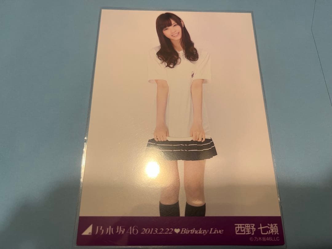売切特価‼️西野七瀬　生写真　乃木坂ポロシャツ　Birthday Live