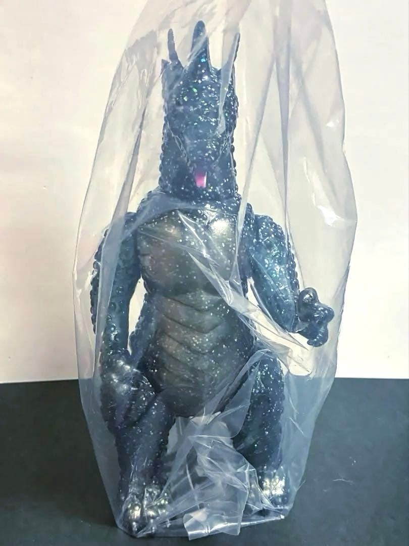 【未開封】■ マルサン チタノザウルス ソフビ レインボー ラメ