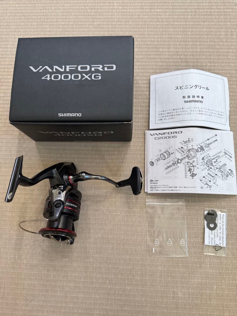 SHIMANO VANFORD 4000XG リール　ほぼ傷なし