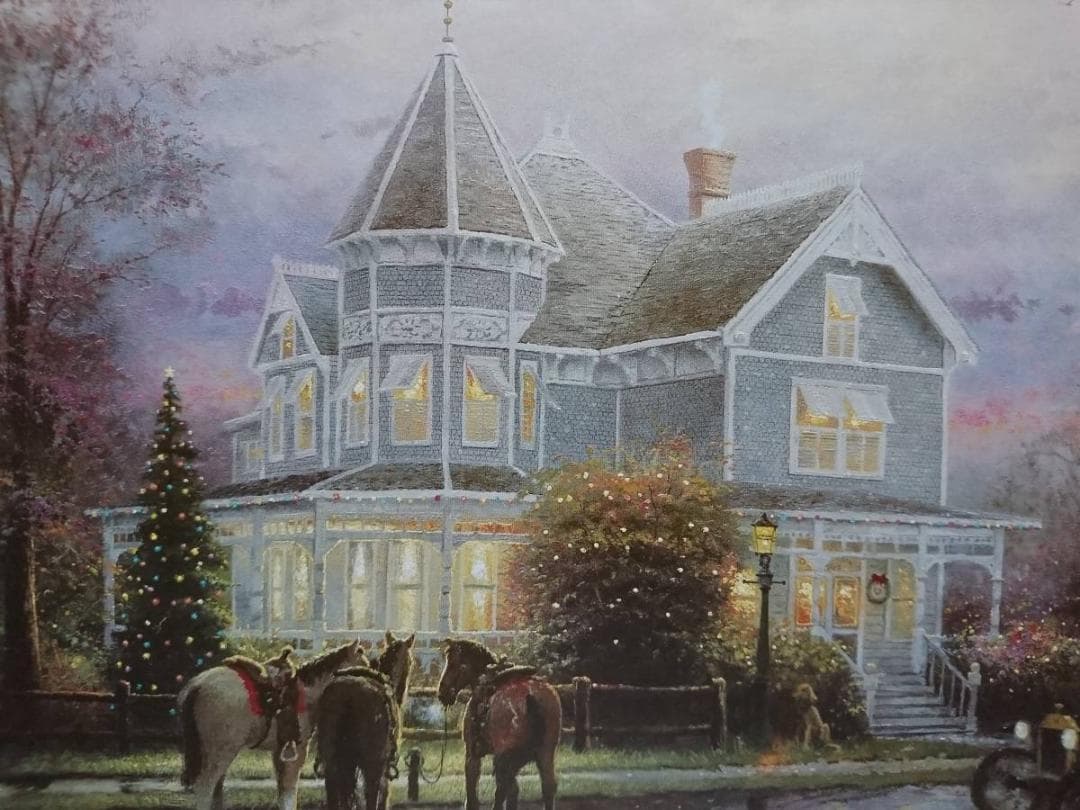 トーマス・キンケイド、Christmas Memories、希少・海外版画集