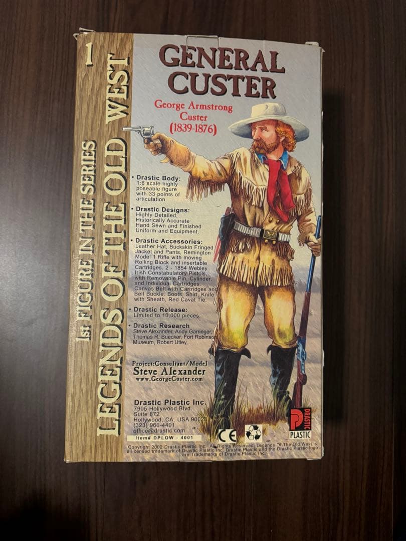 GENERAL CUSTER カスター将軍　フィギュア