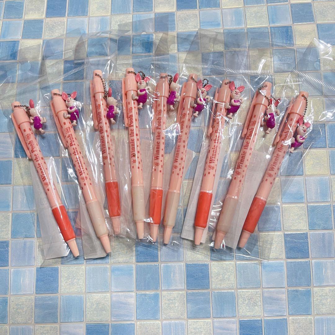 ディズニー　くまのプーさん　ピッグレット　マスコット付き　シャーペン　9本セット