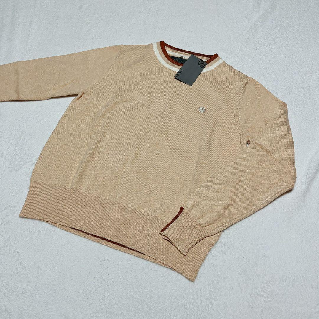新品　G/FORE　ジーフォア　ゴルフ　セーター　ベージュ　Ｌ　レディース