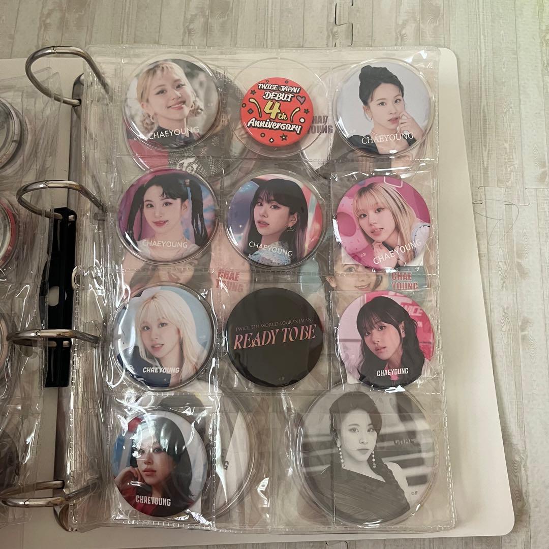 TWICE チェヨン 缶バッジ セット gogofightin