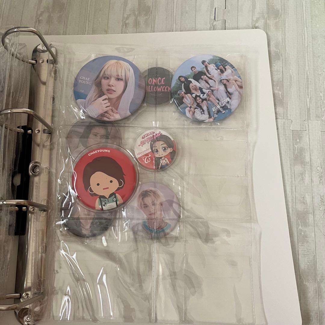 TWICE チェヨン 缶バッジ セット gogofightin