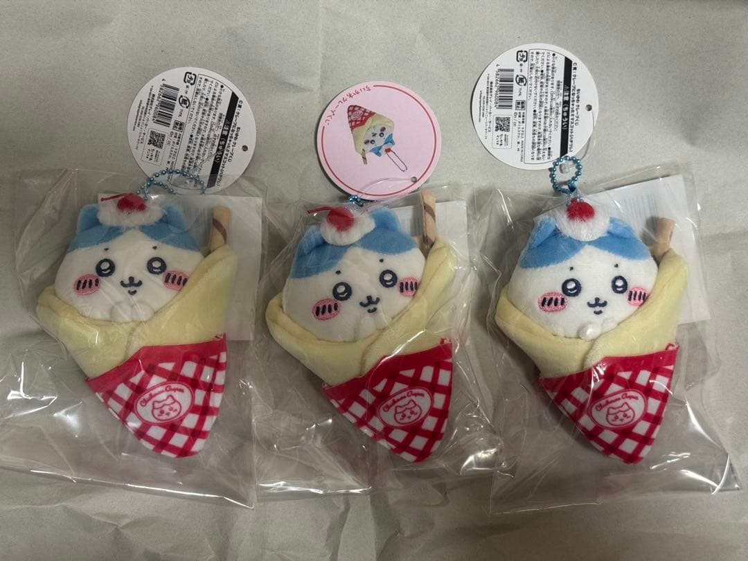 ハチワレ　クレープくじ　C賞　マスコット×3