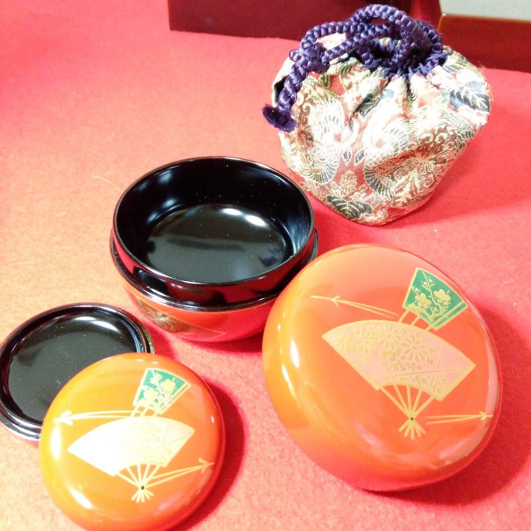 溜塗　利休茶箱