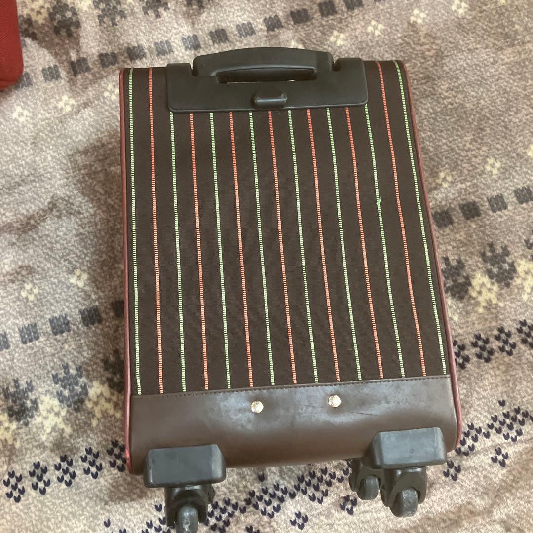 機内持ち込み可能　エースのソフトスーツケース　ソフトキャリーカート