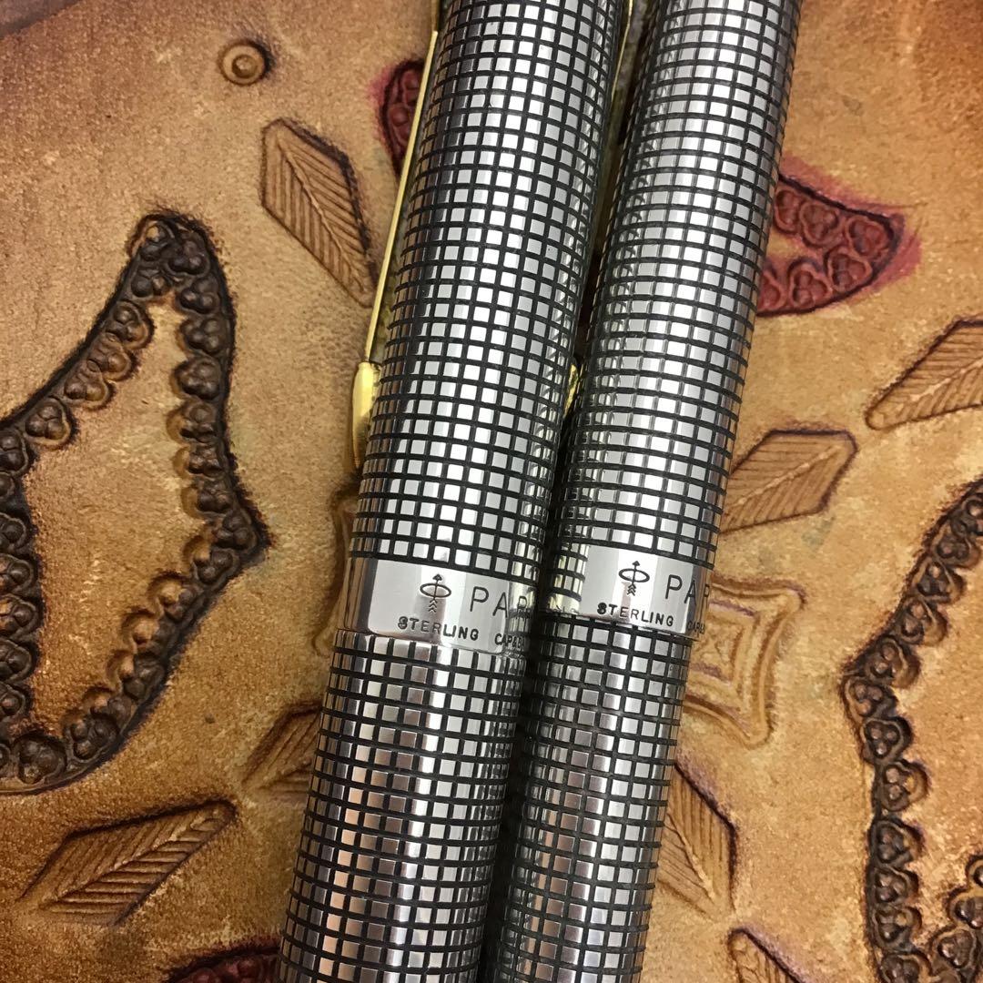 ❣️PARKERパーカー❣️75スターリングシルバー万年筆/ボーペンセット USA製