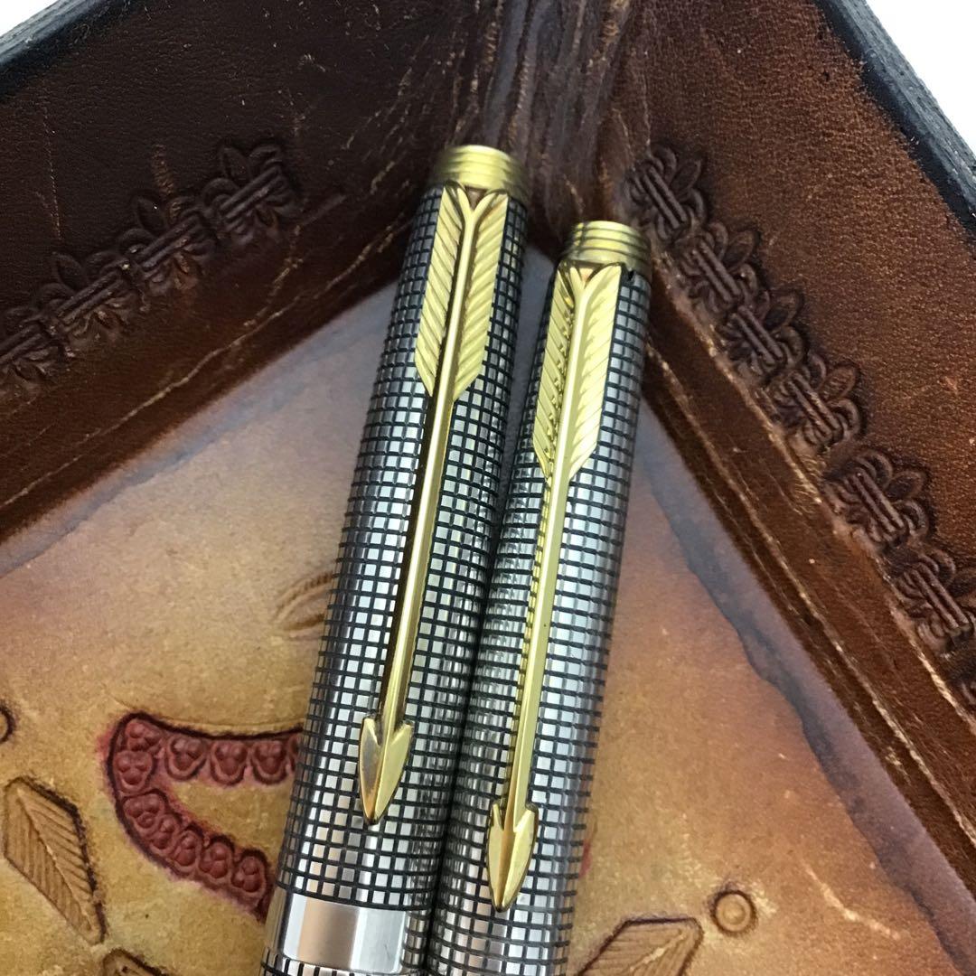 ❣️PARKERパーカー❣️75スターリングシルバー万年筆/ボーペンセット USA製