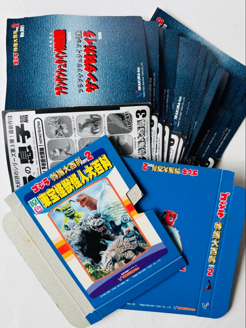 ゴジラ特撮大百科ver.2 イワクラ　8種18体セット
