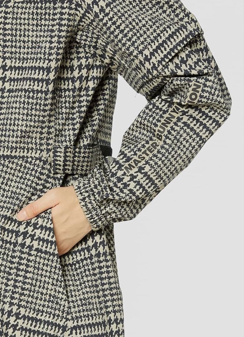 新品 パーリーゲイツ マスターバニー 千鳥格子柄 レインウェア ワンピース 0