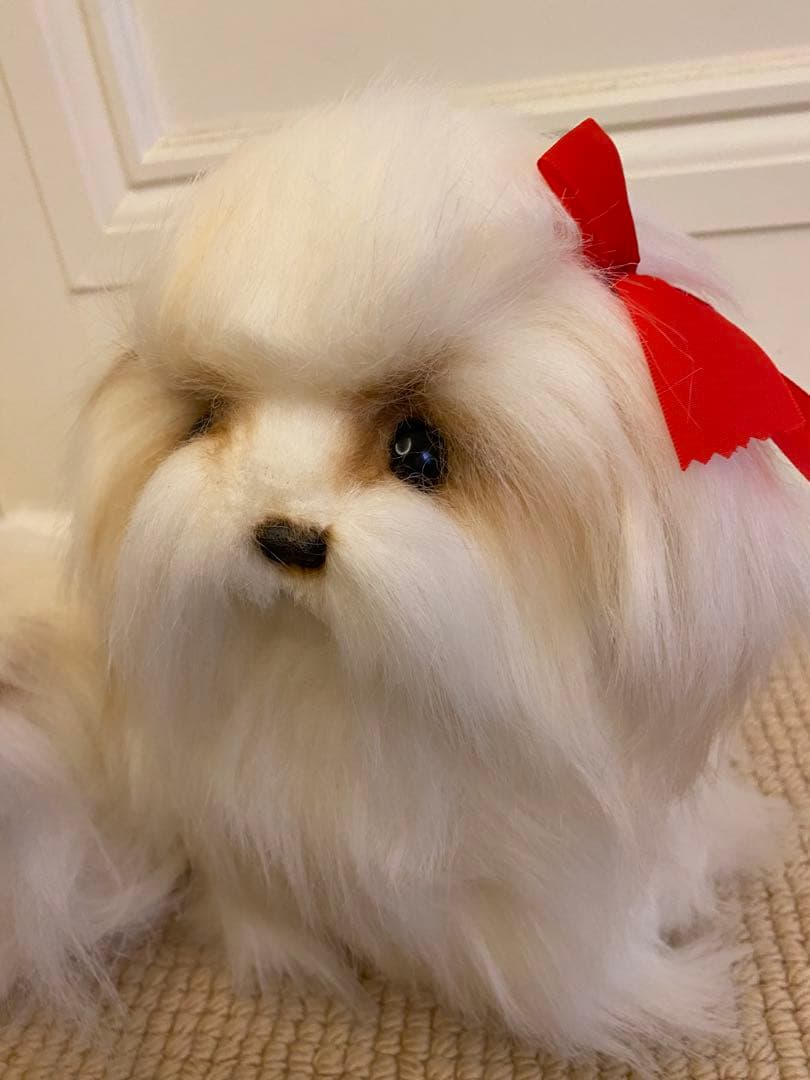 昭和レトロ　シーズー　ぬいぐるみ　美品