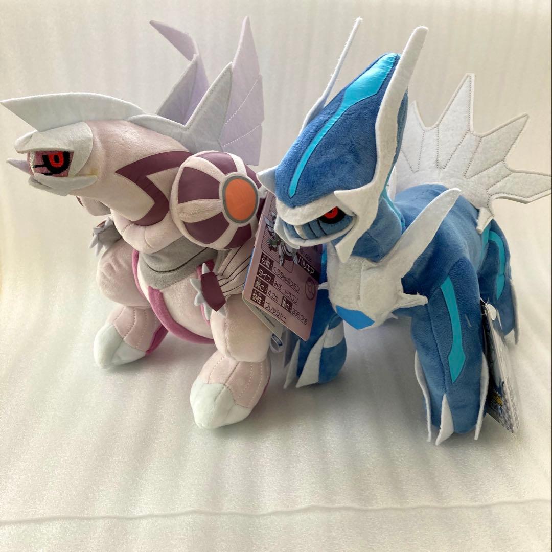 TOMY ポケモン ぬいぐるみ パルキア ディアルガ タカラトミー 伝説 新品