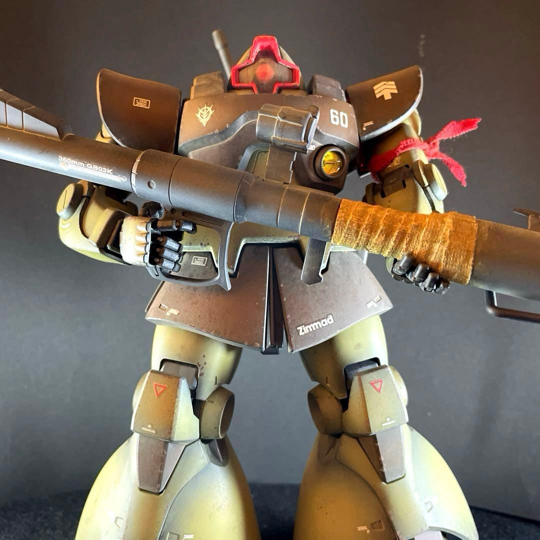 1/100MGリックドム　エアブラシ全塗装完成品