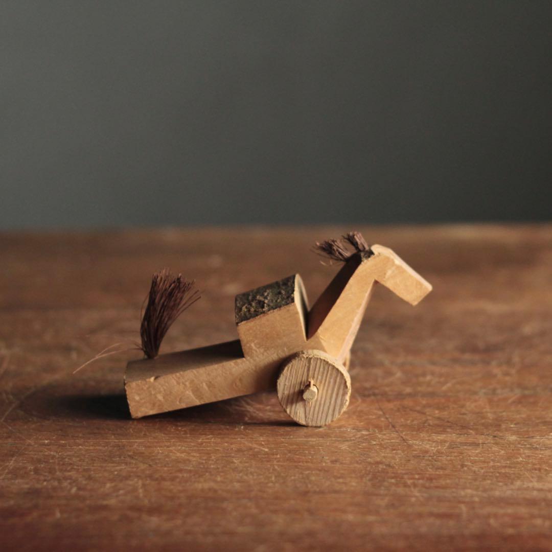 キジ車 北山田 郷土玩具 木地馬 民芸 古道具 アンティーク