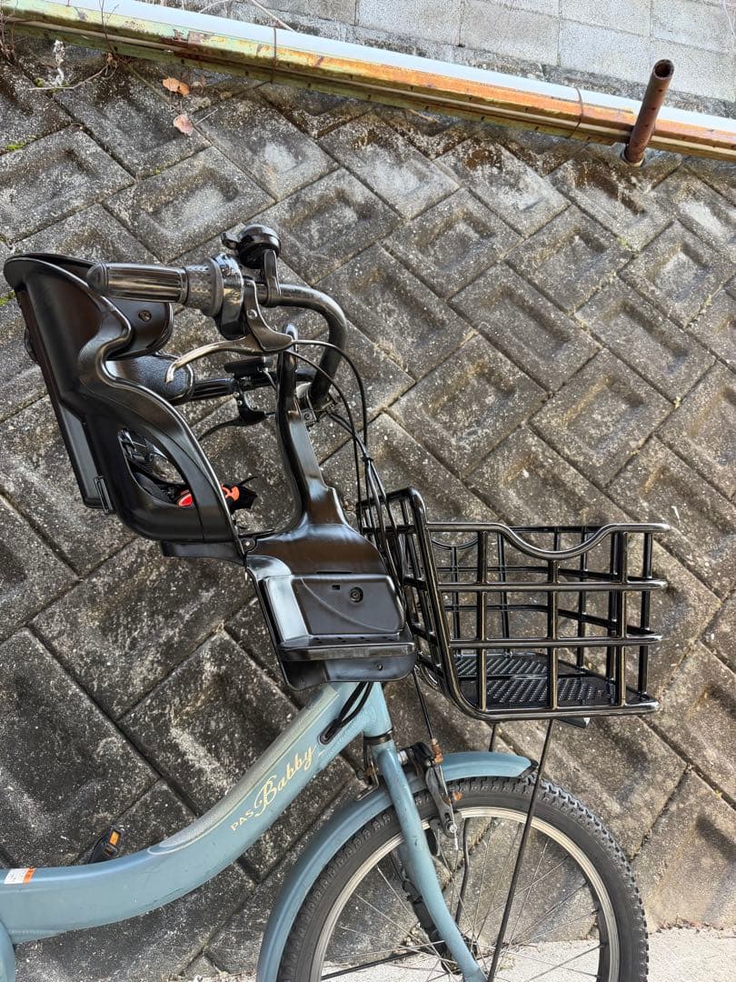 Yamaha PAS Babby 電動自転車12.3Ah バッテリー青