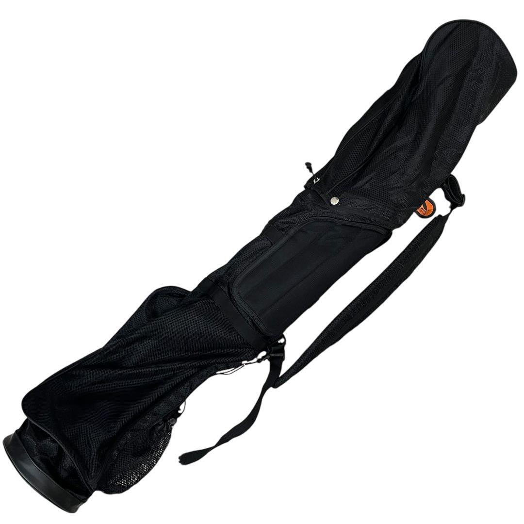 【レア】サンマウンテン ゴルフクラブケース・バッグ 黒 練習用 収納多数