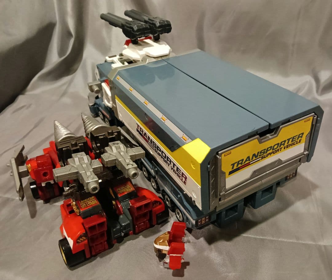 トミカ　ドライブヘッド　マスターバックドラフト＆トランスポーターガイア　中古品