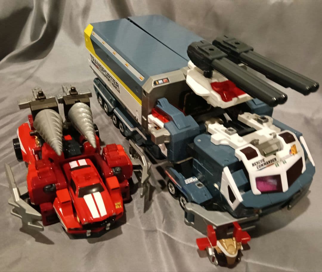 トミカ　ドライブヘッド　マスターバックドラフト＆トランスポーターガイア　中古品