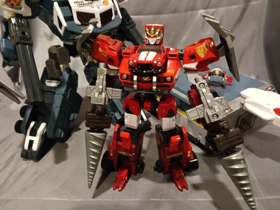 トミカ　ドライブヘッド　マスターバックドラフト＆トランスポーターガイア　中古品